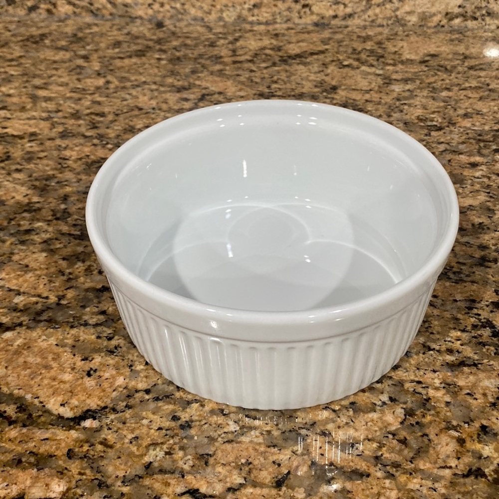 Porcelana Schmidt 6 1/4” Ramekins Made in Brazil porcelain